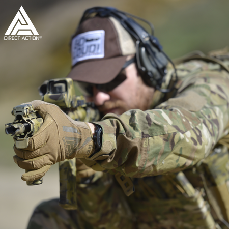 DIRECT ACTION - RĘKAWICE TAKTYCZNE - HARD GLOVES - COYOTE BROWN - GL-HARD-PES-CBR