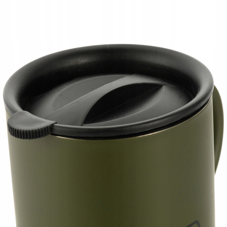 KUBEK TERMICZNY TERMOKUBEK 400 ML STAL NIERDZEWNA M-TAC - ZIELONY OLIVE