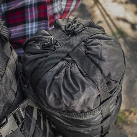 WOREK KOMPRESYJNY 20L TRANSPORTOWY WODOODPORNY ŚREDNI MEDIUM M-TAC - CZARNY