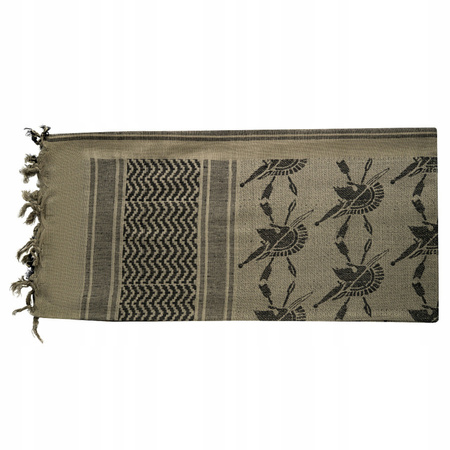 ARAFATKA CHUSTA OCHRONNA M-TAC SHEMAGH SPARTAN ZIELONA FOLIAGE GREEN BLACK