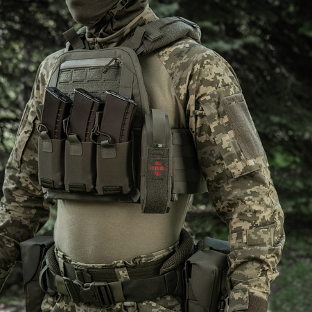 M-TAC - ZAMKNIĘTA ŁADOWNICA NA STAZĘ TYPU CAT / KABURA / MOCOWANIE NA RZEP - ELITE FLAP - RANGER GREEN (10347023)