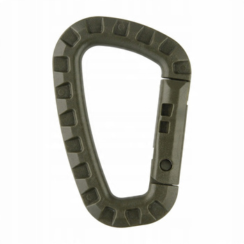 KARABIŃCZYK TYPU D-HOOK TACTICAL BRELOK DO KLUCZY ABS M-TAC OLIVE ZIELONY