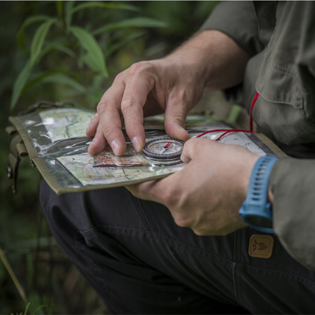 KOMPAS MAPOWY BUSOLA PRZEŹROCZYSTY FOSFORYZUJĄCY HELIKON KOMPAS SCOUT MK2