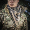 ARAFATKA CHUSTA OCHRONNA M-TAC SHEMAGH WZÓR W CZASZKI - COYOTE BLACK KHAKI
