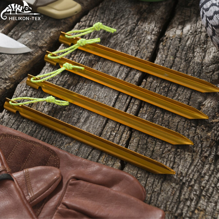 SZPILKI ŚLEDZIE KOTWY KOŁKI DO NAMIOTU TARPA HELIKON 18 CM ALUMINIUM 4 SZT