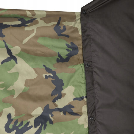 PONCHO PELERYNA PRZECIWDESZCZOWA PAŁATKA HELIKON U.S. MODEL - EARTH BROWN