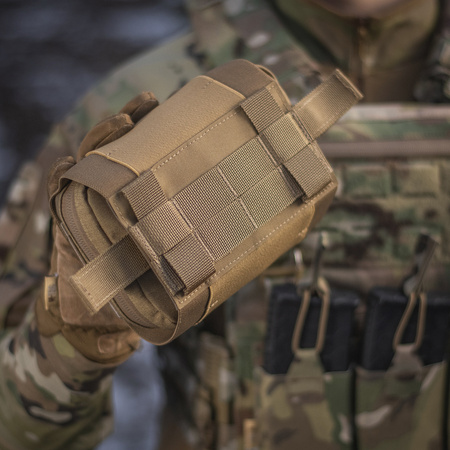 M-TAC - APTECZKA TAKTYCZNA / POZIOMY ZASOBNIK MEDYCZNY TYPU IFAK - ELITE LARGE - COYOTE (10238005)