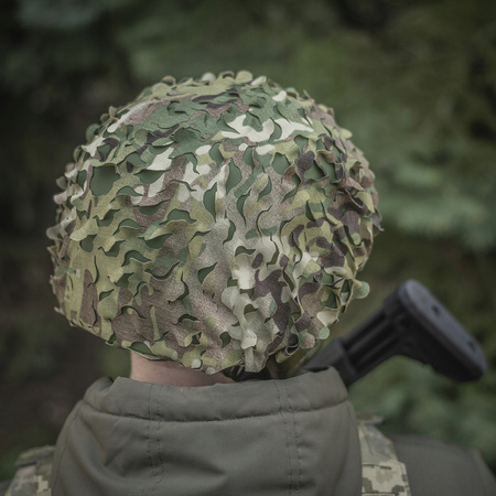 POKROWIEC NA HEŁM PASGT WOJSKOWY TAKTYCZNY OSŁONA CORDURA M-TAC - MULTICAM