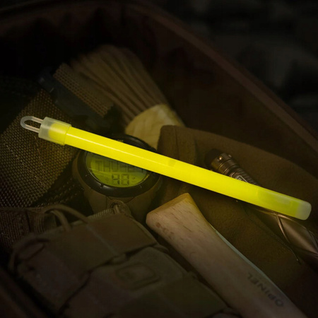 ŚWIATŁO CHEMICZNE ŚWIETLIK LIGHTSTICK GLOWSTICK M-TAC DUŻE 15CM 24H ŻÓŁTE