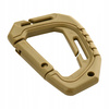 KARABIŃCZYK TYPU D-HOOK TACTICAL BRELOK DO KLUCZY ABS M-TAC COYOTE BRĄZOWY