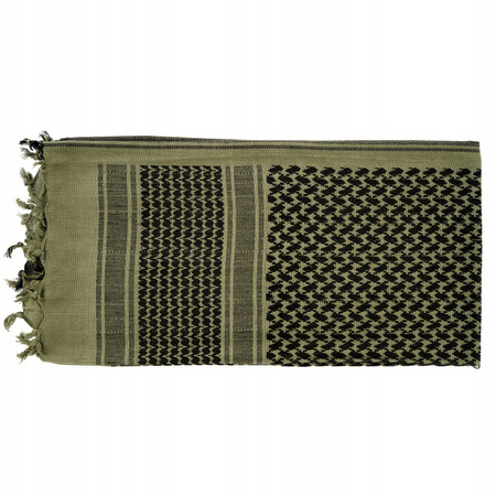 ARAFATKA CHUSTA OCHRONNA M-TAC SHEMAGH WZÓR W KRATĘ - ZIELONA FOLIAGE GREEN