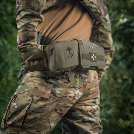 M-TAC - APTECZKA TAKTYCZNA / POZIOMY ZASOBNIK MEDYCZNY TYPU IFAK - ELITE LARGE - RANGER GREEN (10238023)