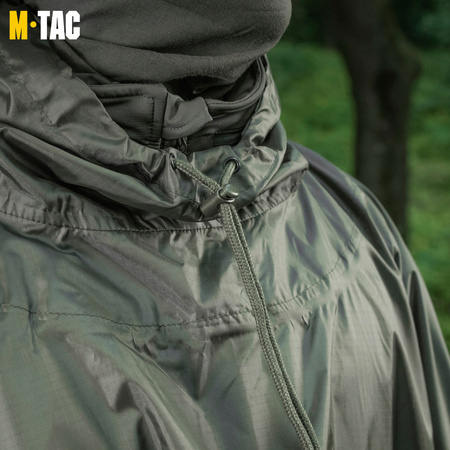PONCHO PELERYNA PRZECIWDESZCZOWA PONCZO PAŁATKA M-TAC - ZIELONY OLIVE