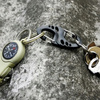 DWUSTRONNY KARABIŃCZYK TYPU S-HOOK BRELOK DO KLUCZY ABS M-TAC CZARNY BLACK