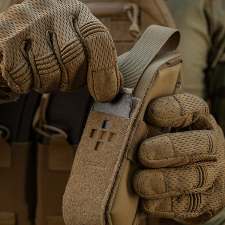 M-TAC - ZAMKNIĘTA ŁADOWNICA NA STAZĘ TYPU CAT / KABURA / MOCOWANIE NA RZEP - ELITE FLAP - COYOTE - 10347005