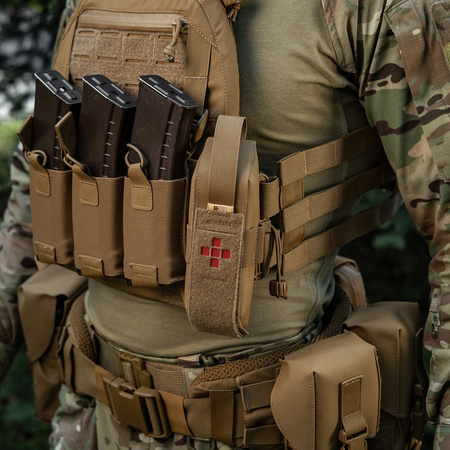 M-TAC - ZAMKNIĘTA ŁADOWNICA NA STAZĘ TYPU CAT / KABURA / MOCOWANIE NA RZEP - ELITE FLAP - COYOTE - 10347005