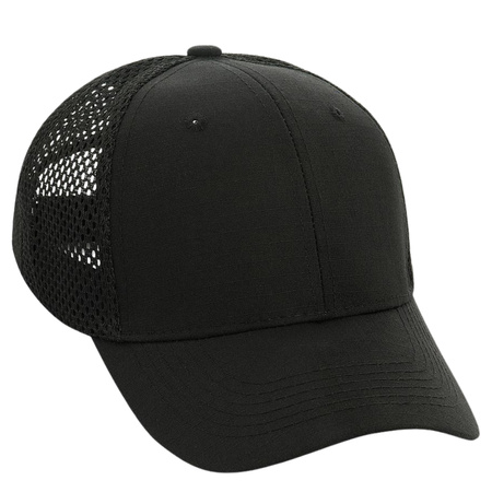 CZAPKA Z DASZKIEM BEJSBOLÓWKA MĘSKA M-TAC VENT FLEX RIP-STOP - CZARNA BLACK