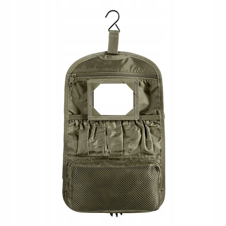 KOSMETYCZKA TURYSTYCZNA WISZĄCA TORBA TOALETOWA PODRÓŻNA M-TAC - OLIVE