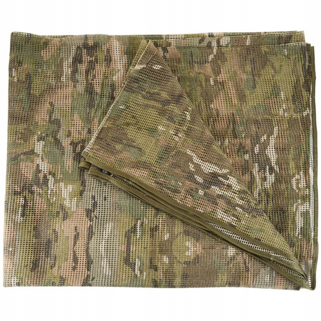 SIATKA MASKUJĄCA SZAL SNAJPERSKI CHUSTA M-TAC BAWEŁNA 180X80 CM - MULTICAM