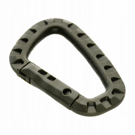 KARABIŃCZYK TYPU D-HOOK TACTICAL BRELOK DO KLUCZY ABS M-TAC OLIVE ZIELONY