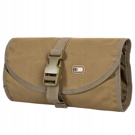 KOSMETYCZKA TURYSTYCZNA WISZĄCA TORBA TOALETOWA PODRÓŻNA M-TAC COYOTE KHAKI