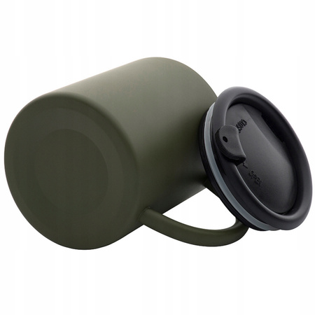 KUBEK TERMICZNY TERMOKUBEK 280 ML STAL NIERDZEWNA M-TAC - ZIELONY OLIVE
