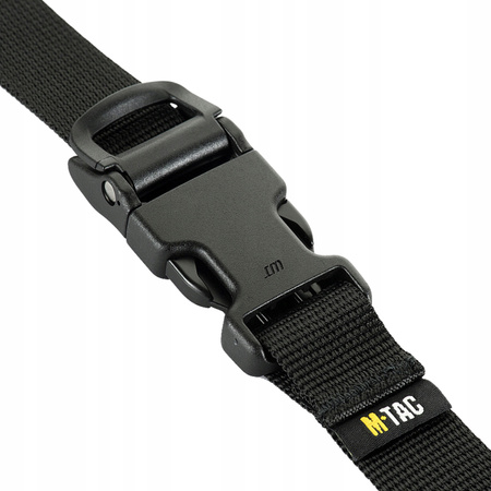 PAS KOMPRESYJNY NYLONOWY Z KLAMRĄ FASTEX M-TAC GEN. II 130 CM CZARNY BLACK