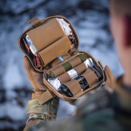 M-TAC - APTECZKA TAKTYCZNA / POZIOMY ZASOBNIK MEDYCZNY TYPU IFAK - ELITE LARGE - COYOTE (10238005)
