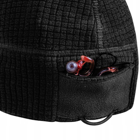 CZAPKA ZIMOWA POLAROWA HELIKON RANGE BEANIE GRID FLEECE USMC L/XL - CZARNA