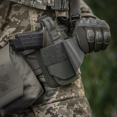 KABURA GLOCK 17 PRAWA UNIWERSALNA M-TAC ELITE CORDURA MOLLE - RANGER GREEN