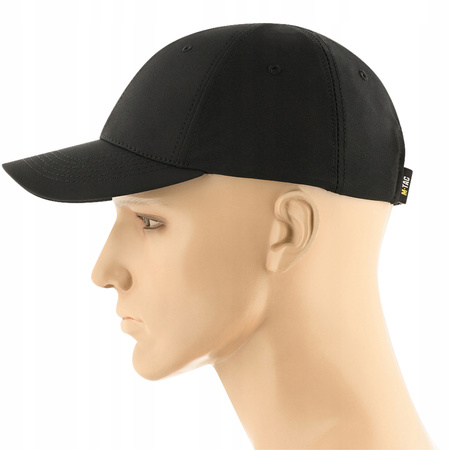 CZAPKA Z DASZKIEM SOFTSHELL M-TAC FLEX LIGHTWEIGHT DWR L/XL - CZARNA BLACK