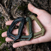 KARABIŃCZYK TYPU D-HOOK TACTICAL BRELOK DO KLUCZY ABS M-TAC OLIVE ZIELONY
