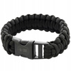 BRANSOLETKA SURVIVALOWA TAKTYCZNA PARACORD 550 M-TAC COBRA L - CZARNA BLACK