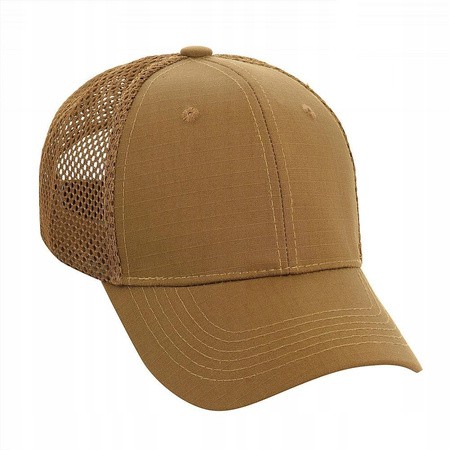 CZAPKA Z DASZKIEM BEJSBOLÓWKA MĘSKA M-TAC VENT FLEX RIP-STOP L/XL - COYOTE