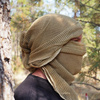 SIATKA MASKUJĄCA SZAL SNAJPERSKI CHUSTA M-TAC BAWEŁNA 180X80 - COYOTE KHAKI