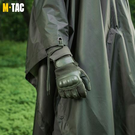 PONCHO PELERYNA PRZECIWDESZCZOWA PONCZO PAŁATKA M-TAC - ZIELONY OLIVE