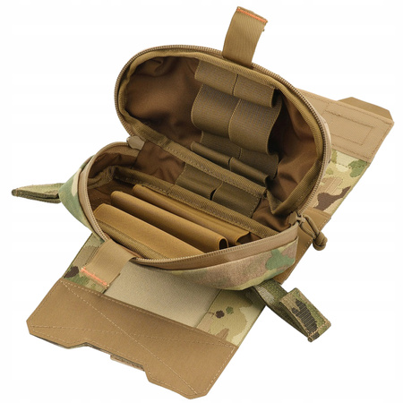 M-TAC - APTECZKA TAKTYCZNA / POZIOMY ZASOBNIK MEDYCZNY TYPU IFAK - ELITE SMALL- MULTICAM (10163008)