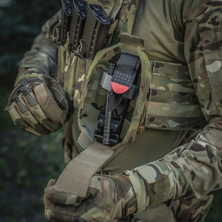 M-TAC - ZAMKNIĘTA ŁADOWNICA NA STAZĘ TYPU CAT / KABURA / MOCOWANIE NA RZEP - ELITE FLAP - MULTICAM - 10347008