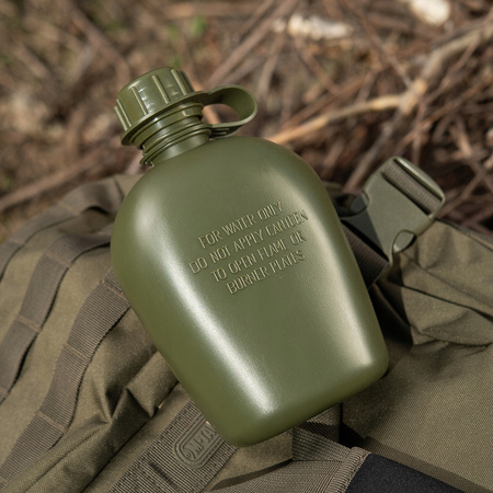 MANIERKA WOJSKOWA TURYSTYCZNA MENAŻKA BIDON BUKŁAK 1L M-TAC - ZIELONA OLIVE