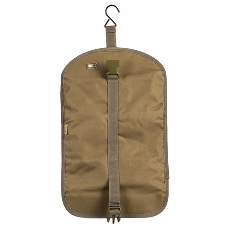KOSMETYCZKA TURYSTYCZNA WISZĄCA TORBA TOALETOWA PODRÓŻNA M-TAC COYOTE KHAKI
