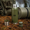 TERMOS TURYSTYCZNY 1,3L PRÓŻNIOWY PODWÓJNE ŚCIANKI M-TAC MILITARNY - OLIVE
