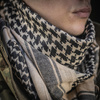 ARAFATKA CHUSTA OCHRONNA M-TAC SHEMAGH WZÓR W CZASZKI - COYOTE BLACK KHAKI