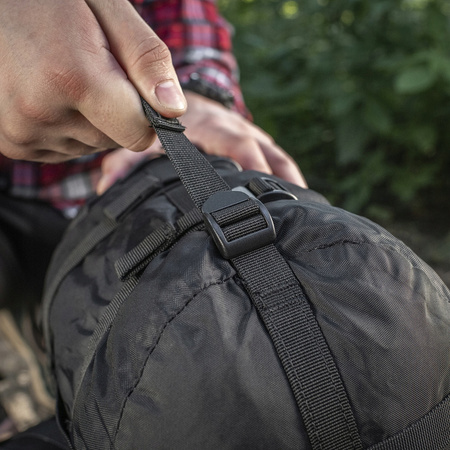 WOREK KOMPRESYJNY 20L TRANSPORTOWY WODOODPORNY ŚREDNI MEDIUM M-TAC - CZARNY