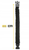 BRANSOLETKA SURVIVALOWA TAKTYCZNA PARACORD 550 M-TAC COBRA L - CZARNA BLACK