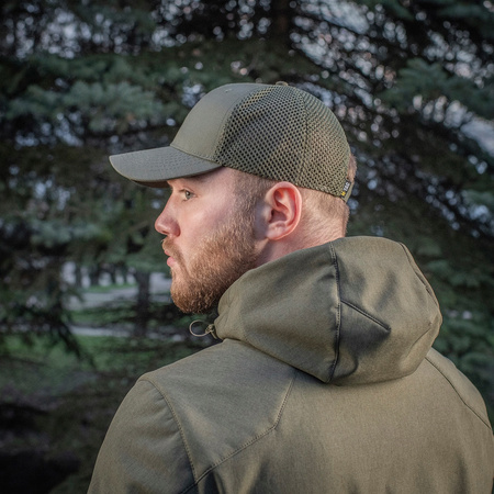 CZAPKA Z DASZKIEM BEJSBOLÓWKA MĘSKA M-TAC VENT FLEX RIP-STOP - ARMY OLIVE