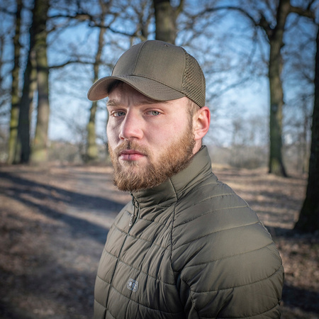 CZAPKA Z DASZKIEM BEJSBOLÓWKA MĘSKA M-TAC VENT FLEX RIP-STOP - DARK OLIVE