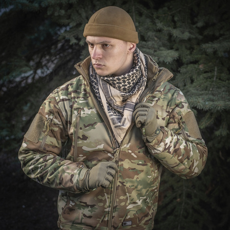 ARAFATKA CHUSTA OCHRONNA M-TAC SHEMAGH WZÓR W CZASZKI - COYOTE BLACK KHAKI