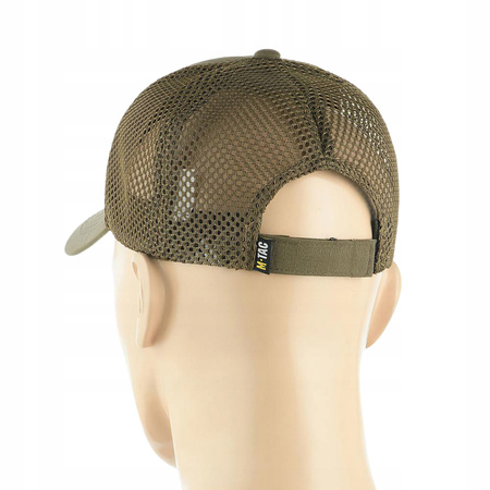 CZAPKA Z DASZKIEM BEJSBOLÓWKA MĘSKA M-TAC VENT FLEX RIP-STOP - DARK OLIVE