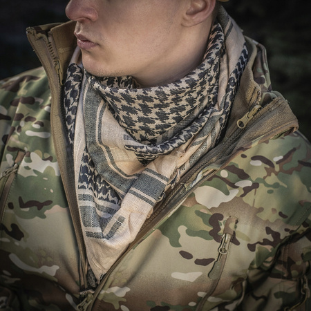 ARAFATKA CHUSTA OCHRONNA M-TAC SHEMAGH WZÓR W CZASZKI - COYOTE BROWN KHAKI