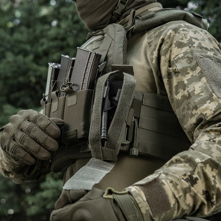 M-TAC - ZAMKNIĘTA ŁADOWNICA NA STAZĘ TYPU CAT / KABURA / MOCOWANIE NA RZEP - ELITE FLAP - RANGER GREEN (10347023)